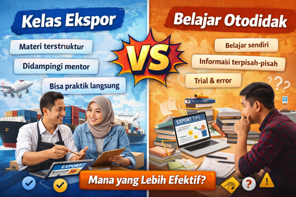Kelas Ekspor vs Otodidak