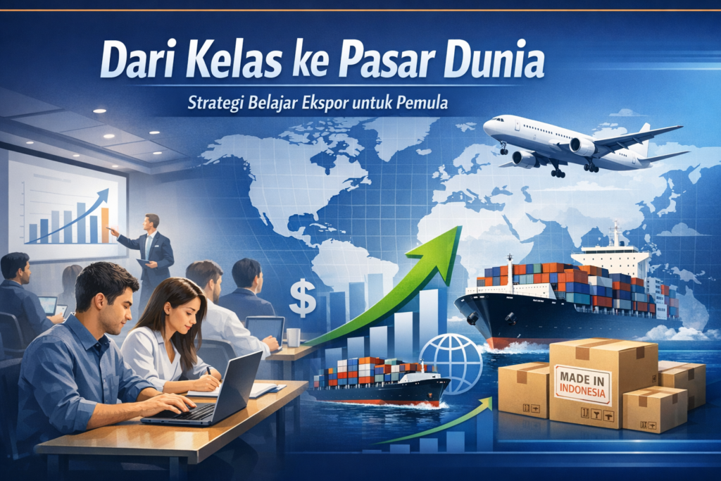 kelas Exportir Terbaik : Strategi Belajar Ekspor untuk Pemula