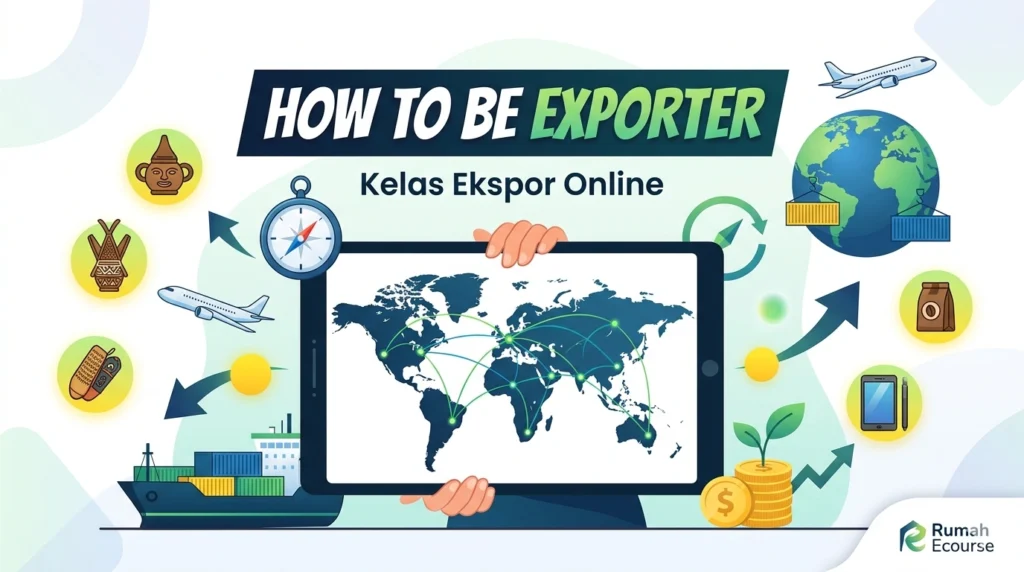Kelas Ekspor Online "HOW TO BE EXPORTER": Panduan Lengkap Menjadi Eksportir Sukses dari Rumah
